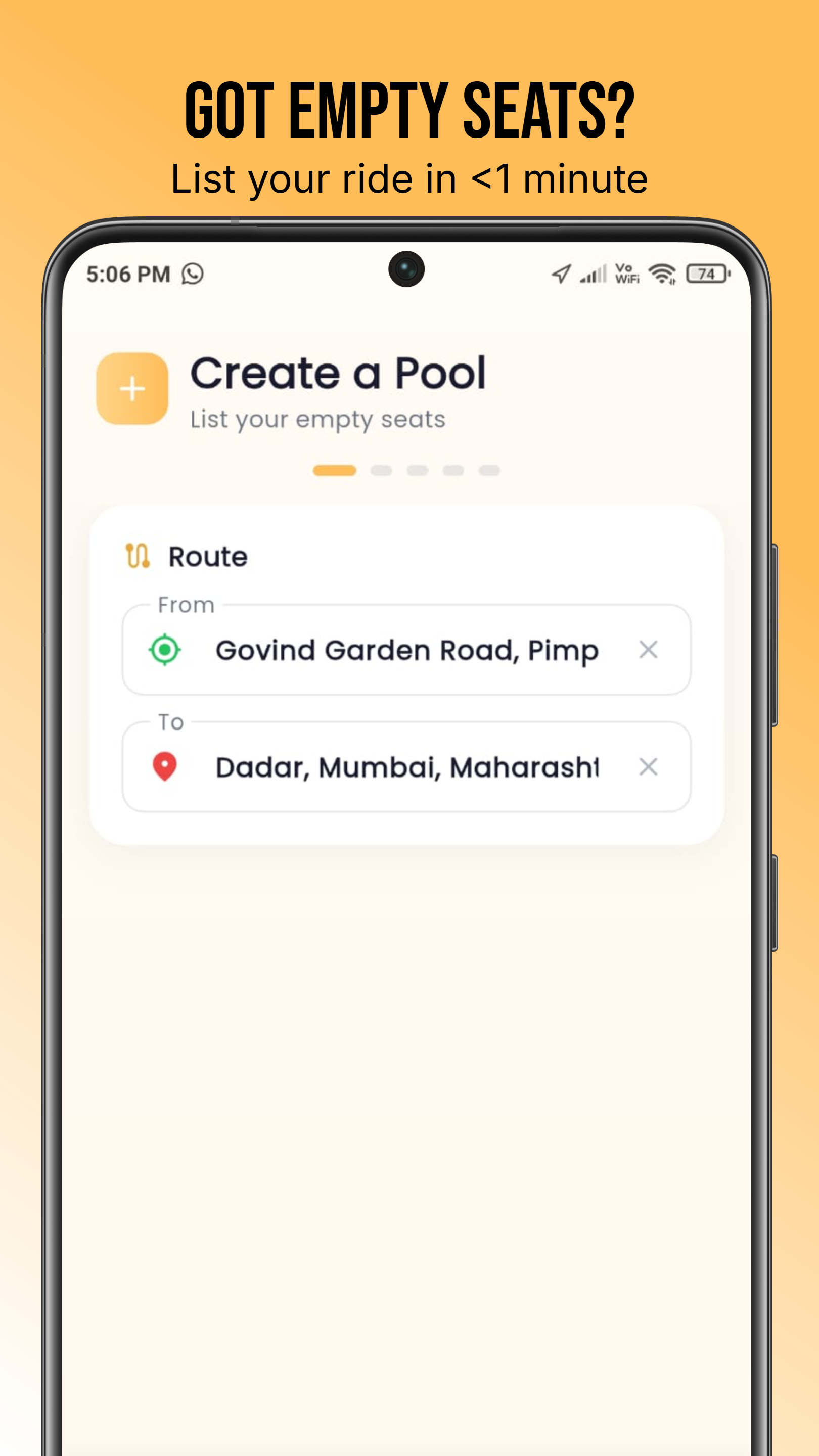 InterPool ride search